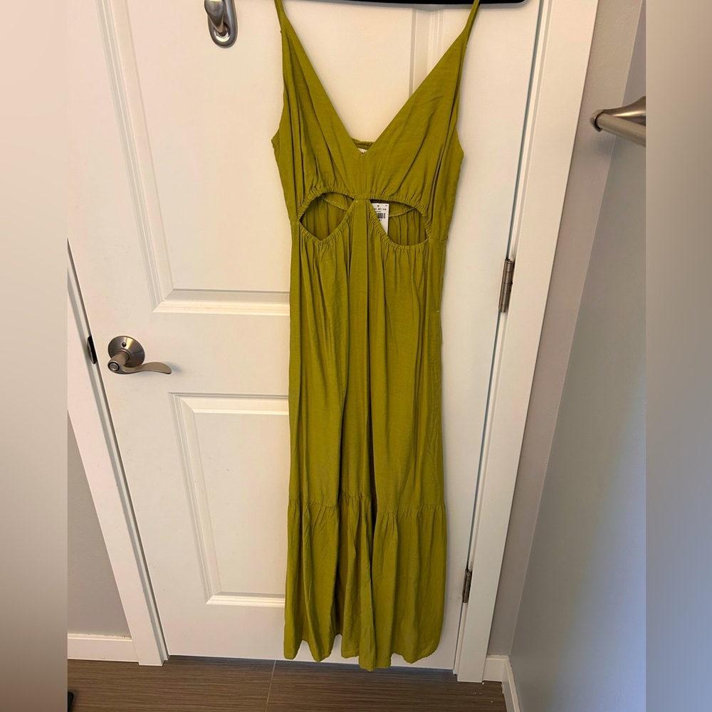 Abercrombie maxi summer dress with cutout details